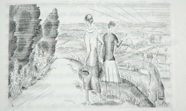Suzanne et le Pacifique, gravures originale au burin de J.E. LABOUREUR