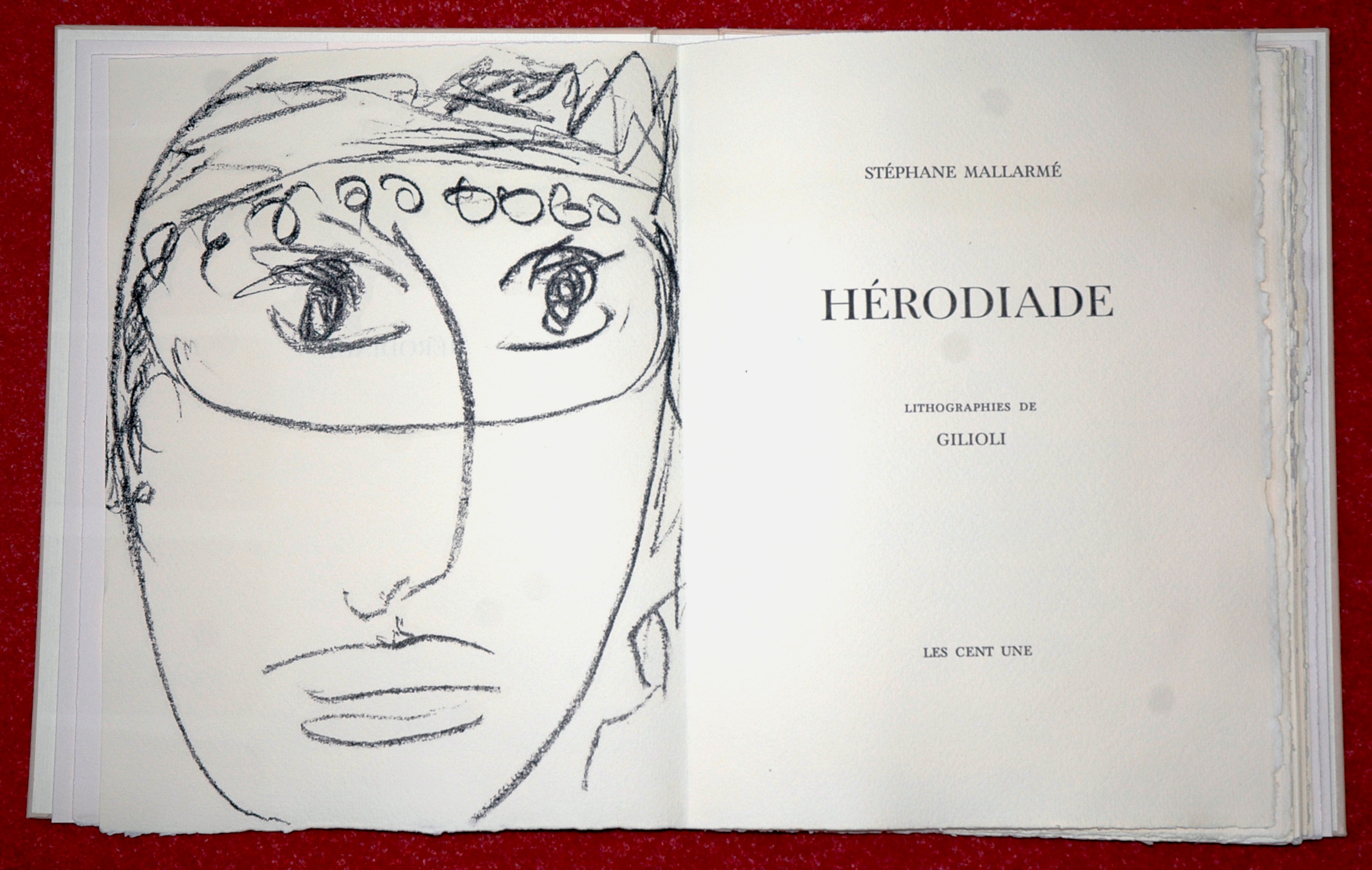 Hérodiade, lithographie inédite d'Emile GILIOLI